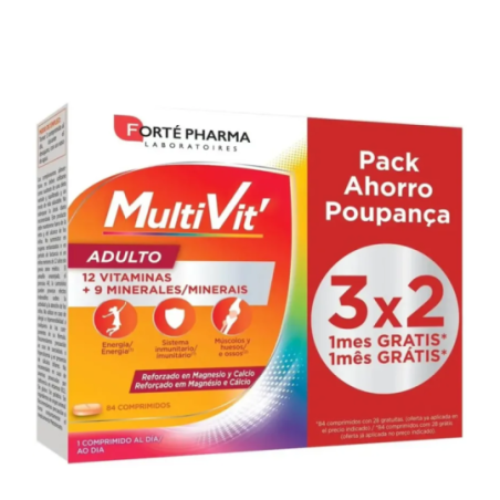 Comprar Forte Pharma Multivit Adulto, 84 comprimidos