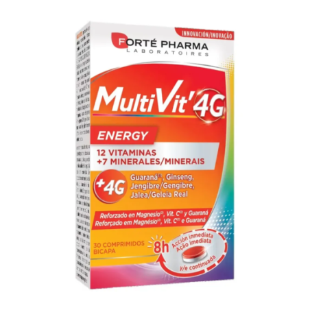 Comprar Forte Pharma Multivit'4 g Energy, 30 cápsulas
