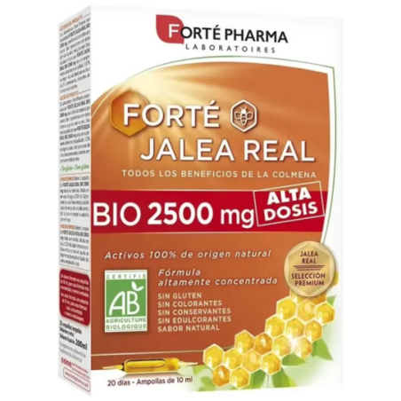 Comprar Forte Pharma Jalea Real Bio 2500 mg, 20 ampollas