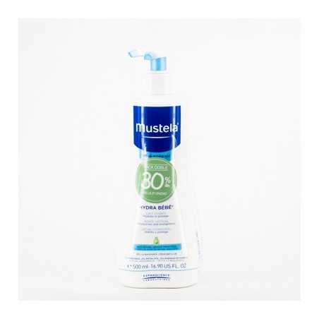 Comprar Mustela Hydra Bebe Leche Corporal DUPLO, 2x500ml.