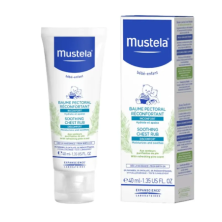 Comprar Mustela Bálsamo Pectoral Reconfortante Bebe-Niño, 40 ml