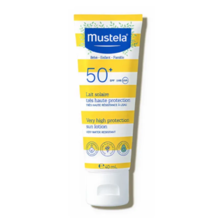 Comprar Mustela Leche Solar Muy Alta Proteccion SPF 50+, 40 ml