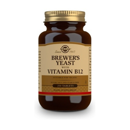 Comprar Solgar Levadura de cerveza con vitamina B12, 250 comprimidos