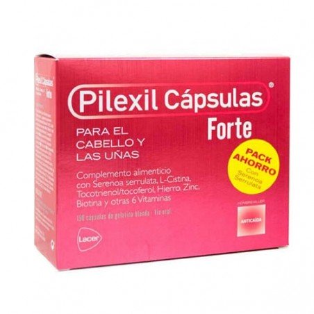 Comprar PILEXIL FORTE ANTICAÍDA 150 CAPS al mejor precio en Farmacia4Estaciones, tu farmacia online Comprar PILEXIL FORTE ANTICAÍDA 150 CAPS