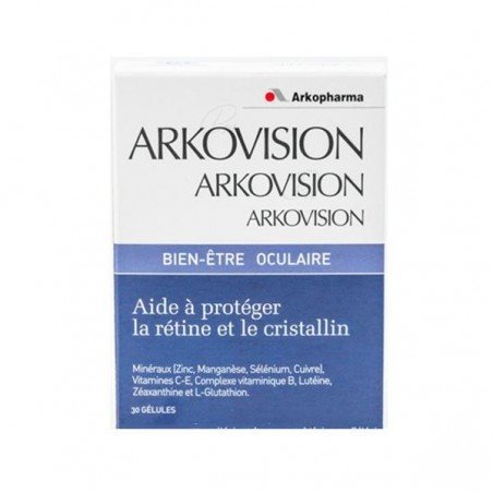Comprar ARKOVISION VITAMINAS BIENESTAR OCULAR al mejor precio en Farmacia4Estaciones, tu farmacia online Comprar ARKOVISION VITAMINAS BIENESTAR OCULAR