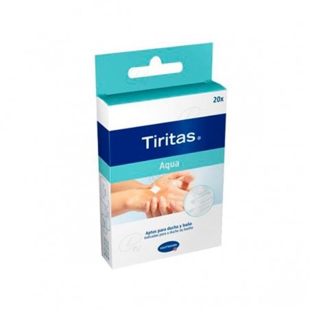 Comprar TIRITAS AQUA 20 UNIDADES al mejor precio en Farmacia4Estaciones, tu farmacia online Comprar TIRITAS AQUA 20 UNIDADES