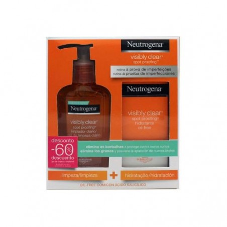 Comprar neutrogena pack antiacné visibly clear