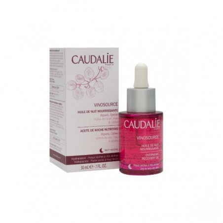 Comprar CAUDALIE VINOSOURCE ACEITE DE NOCHE NUTRITIVO 30ML al mejor precio en Farmacia4Estaciones, tu farmacia online Comprar CAUDALIE VINOSOURCE ACEITE DE NOCHE NUTRITIVO 30ML
