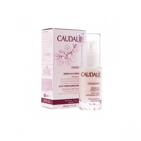 Comprar CAUDALIE VINOSOURCE SÉRUM SOS DESALTERANTE 30ML al mejor precio en Farmacia4Estaciones, tu farmacia online Comprar CAUDALIE VINOSOURCE SÉRUM SOS DESALTERANTE 30ML