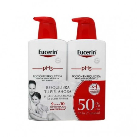 Comprar eucerin ph5 loción enriquecida duplo 400+400 ml