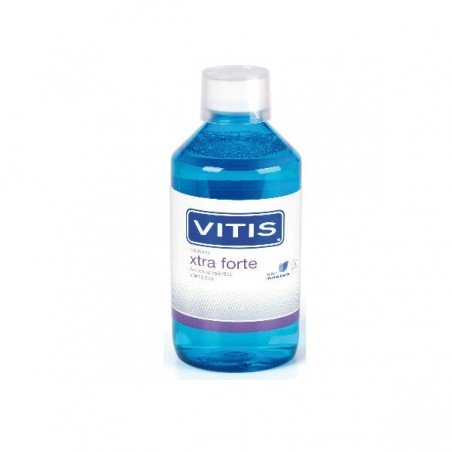Comprar VITIS XTRA FORTE ENJUAGUE BUCAL 500 ML al mejor precio en Farmacia4Estaciones, tu farmacia online Comprar VITIS XTRA FORTE ENJUAGUE BUCAL 500 ML