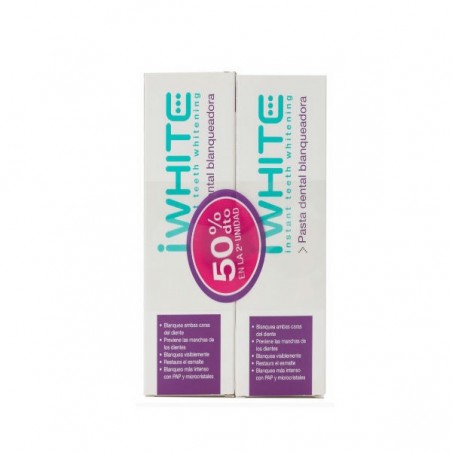 Comprar iwhite pasta blanqueadora duplo 75+75 ml