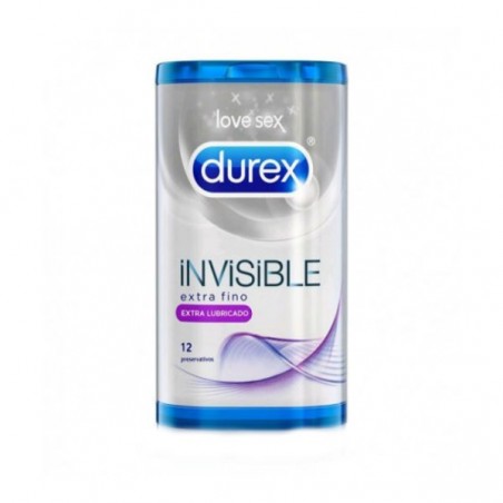 Comprar durex preservativos invisible extra fino y extra lubricado 12 uds