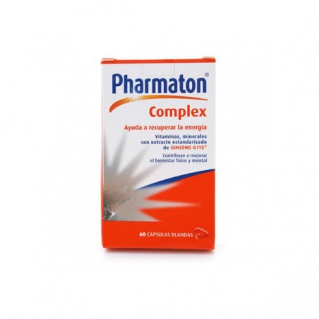 Comprar PHARMATON COMPLEX 60 COMPRIMIDOS al mejor precio en Farmacia4Estaciones, tu farmacia online Comprar PHARMATON COMPLEX 60 COMPRIMIDOS