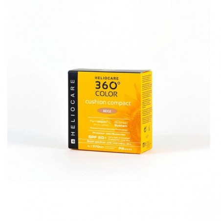Comprar HELIOCARE 360º CUSHION COMPACT BEIGE SPF 50 al mejor precio en Farmacia4Estaciones, tu farmacia online Comprar HELIOCARE 360º CUSHION COMPACT BEIGE SPF 50