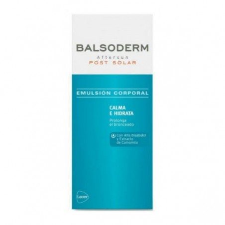 Comprar balsoderm post-solar corporal 500 ml al mejor precio en Farmacia4Estaciones, tu farmacia online Comprar balsoderm post-solar corporal 500 ml