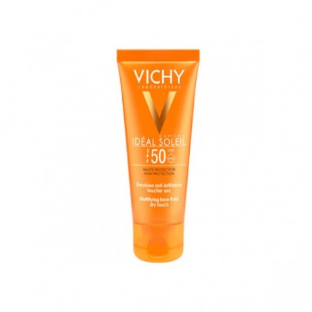 Comprar VICHY SOLEIL SPF 50+ CREMA FACIAL ACABADO SECO 50 ML al mejor precio en Farmacia4Estaciones, tu farmacia online Comprar VICHY SOLEIL SPF 50+ CREMA FACIAL ACABADO SECO 50 ML