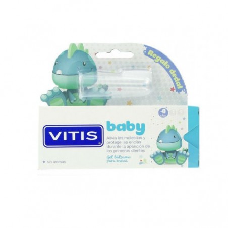 Comprar vitis baby gel bálsamo + cepillo dedal de regalo