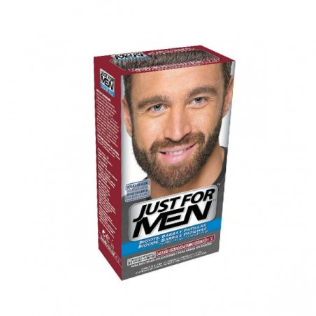 Comprar just for men barba castaño oscuro