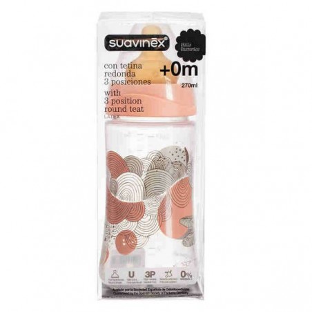 Comprar BIBERÓN BOCA ANCHA 270 ML LÁTEX 3 POS al mejor precio en Farmacia4Estaciones, tu farmacia online Comprar BIBERÓN BOCA ANCHA 270 ML LÁTEX 3 POS