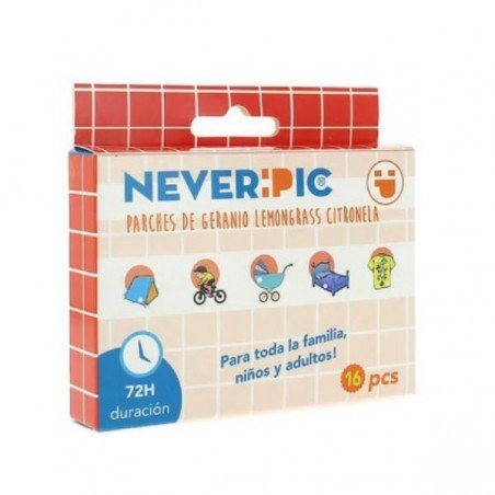 Comprar NEVERPIC PARCHES ANTIMOSQUITOS 16 UDS al mejor precio en Farmacia4Estaciones, tu farmacia online Comprar NEVERPIC PARCHES ANTIMOSQUITOS 16 UDS