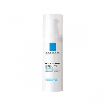 Comprar TOLERAINE SENSTIVE FLUIDO HIDRATANTE PREBIÓTICO 40 ML al mejor precio en Farmacia4Estaciones, tu farmacia online Comprar TOLERAINE SENSTIVE FLUIDO HIDRATANTE PREBIÓTICO 40 ML