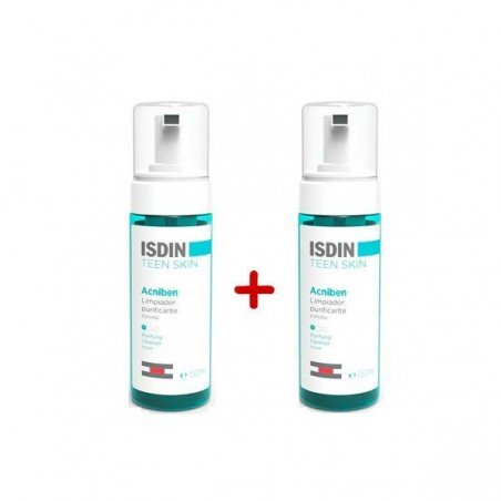 Comprar ACNIBEN TEEN SKIN ESPUMA LIMPIADORA 2 x 150 ML al mejor precio en Farmacia4Estaciones, tu farmacia online Comprar ACNIBEN TEEN SKIN ESPUMA LIMPIADORA 2 x 150 ML