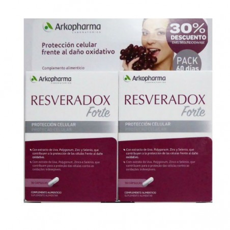 Comprar resveradox forte pack duplo 2 x 30