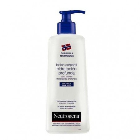 Comprar NEUTROGENA LOCIÓN CORPORAL HIDRATACIÓN PROFUNDA PIEL SECA 750 ML al mejor precio en Farmacia4Estaciones, tu farmacia online Comprar NEUTROGENA LOCIÓN CORPORAL HIDRATACIÓN PROFUNDA PIEL SECA 750 ML