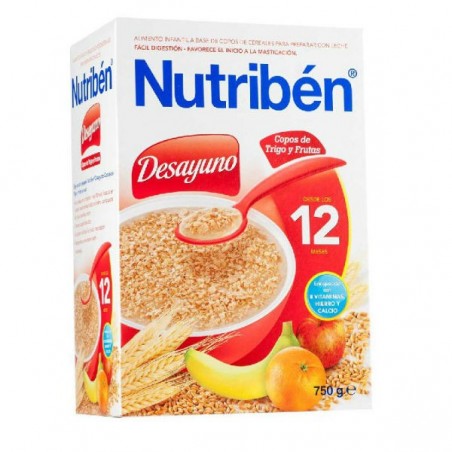 Comprar cereal desayuno copos de trigo con frutas 750 g