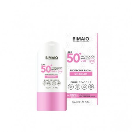 Comprar bimaio protector facial solar sin color spf 50+