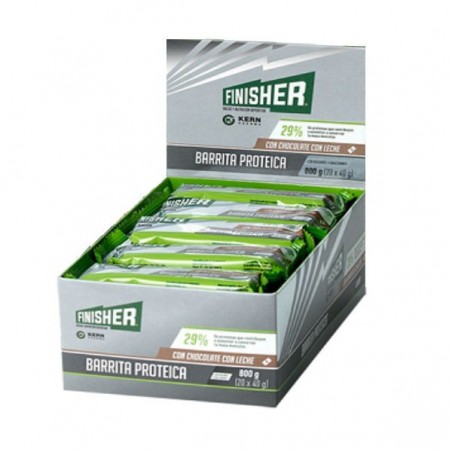 Comprar finisher barritas proteicas chocolate con leche 20 unidades