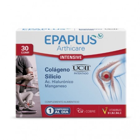 Comprar epaplus colágeno uc·ii + silicio 30 comp al mejor precio en Farmacia4Estaciones, tu farmacia online Comprar epaplus colágeno uc·ii + silicio 30 comp