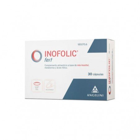 Comprar INOFOLIC FERT 30 CAPSULAS al mejor precio en Farmacia4Estaciones, tu farmacia online Comprar INOFOLIC FERT 30 CAPSULAS