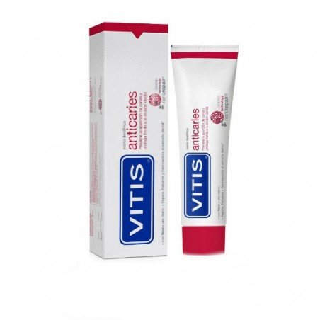 Comprar VITIS PASTA ANTICARIES 100 ML al mejor precio en Farmacia4Estaciones, tu farmacia online Comprar VITIS PASTA ANTICARIES 100 ML