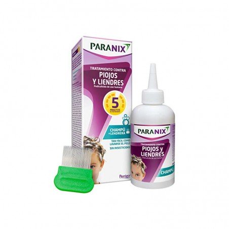 Comprar PARANIX CHAMPÚ ANTIPIOJOS al mejor precio en Farmacia4Estaciones, tu farmacia online Comprar PARANIX CHAMPÚ ANTIPIOJOS