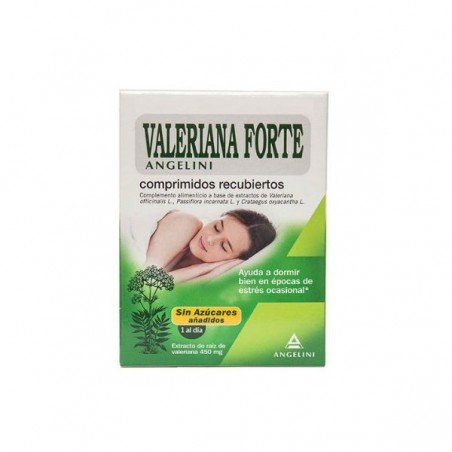Comprar VALERIANA FORTE ANGELINI 30 COMP al mejor precio en Farmacia4Estaciones, tu farmacia online Comprar VALERIANA FORTE ANGELINI 30 COMP