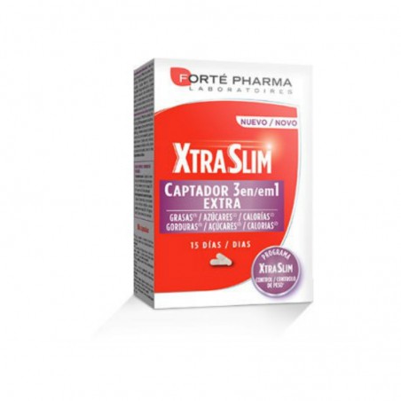 Comprar XTRA SLIM 60 CAPS 3 EN 1 al mejor precio en Farmacia4Estaciones, tu farmacia online Comprar XTRA SLIM 60 CAPS 3 EN 1