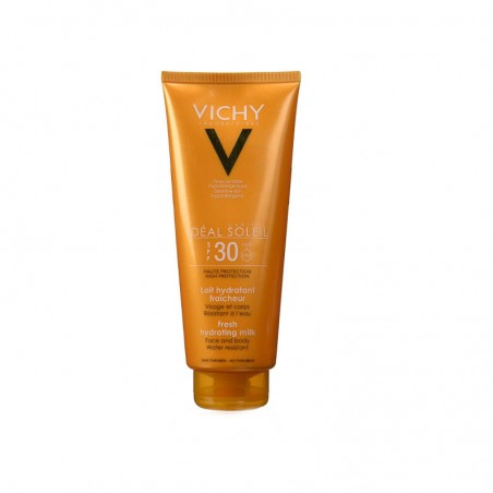 Comprar VICHY IDEAL SOLEIL SPF30 PIEL SENSIBLE 300ML al mejor precio en Farmacia4Estaciones, tu farmacia online Comprar VICHY IDEAL SOLEIL SPF30 PIEL SENSIBLE 300ML