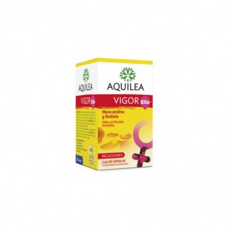 Comprar AQUILEA VIGOR ELLA 60 CAPS al mejor precio en Farmacia4Estaciones, tu farmacia online Comprar AQUILEA VIGOR ELLA 60 CAPS