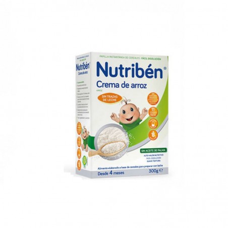 Papilla de arroz Nutribén para bebés a partir de 4 meses