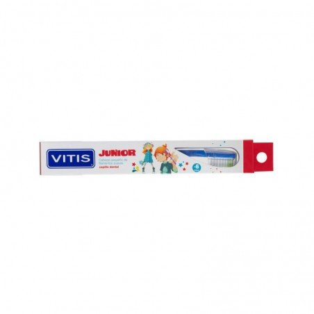 Comprar VITIS CEPILLO JUNIOR 1 UND al mejor precio en Farmacia4Estaciones, tu farmacia online Comprar VITIS CEPILLO JUNIOR 1 UND
