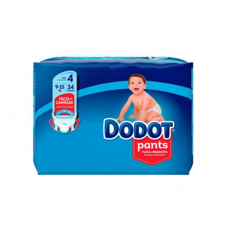 Comprar DODOT PANTS TALLA 4 DE 9-15 KG al mejor precio en Farmacia4Estaciones, tu farmacia online Comprar DODOT PANTS TALLA 4 DE 9-15 KG