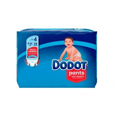 Comprar DODOT PANTS TALLA 4 DE 9-15 KG al mejor precio en Farmacia4Estaciones, tu farmacia online Comprar DODOT PANTS TALLA 4 DE 9-15 KG