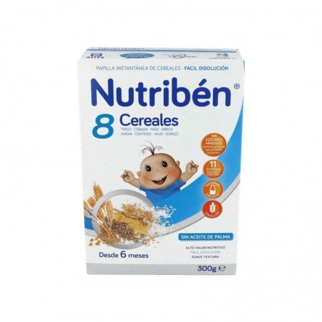 Comprar 8 CEREALES NUTRIBÉN 300 G al mejor precio en Farmacia4Estaciones, tu farmacia online Comprar 8 CEREALES NUTRIBÉN 300 G
