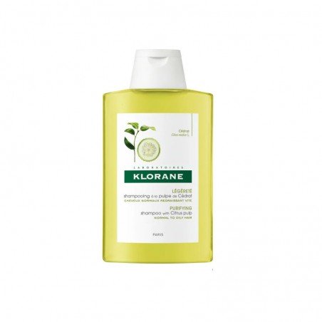 Comprar KLORANE CHAMPÚ A LA PULPA DE CIDRA 400 ML al mejor precio en Farmacia4Estaciones, tu farmacia online Comprar KLORANE CHAMPÚ A LA PULPA DE CIDRA 400 ML