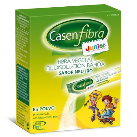 Comprar casenfibra junior 14 sobres 2.5 g al mejor precio en Farmacia4Estaciones, tu farmacia online Comprar casenfibra junior 14 sobres 2.5 g