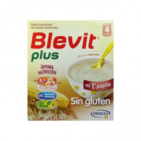 Comprar BLEVIT PLUS SIN GLUTEN 600 G al mejor precio en Farmacia4Estaciones, tu farmacia online Comprar BLEVIT PLUS SIN GLUTEN 600 G