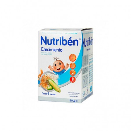 Comprar NUTRIBÉN CRECIMIENTO CEREALES 600 G CADUCIDAD 05/2021 al mejor precio en Farmacia4Estaciones, tu farmacia online Comprar NUTRIBÉN CRECIMIENTO CEREALES 600 G CADUCIDAD 05/2021