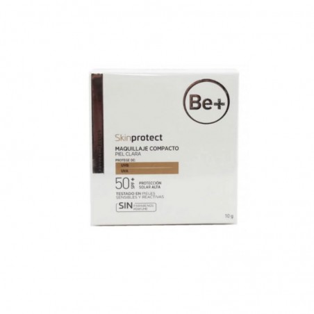Comprar be+ skin protect maq comp piel oscura spf50+ 10g al mejor precio en Farmacia4Estaciones, tu farmacia online Comprar be+ skin protect maq comp piel oscura spf50+ 10g